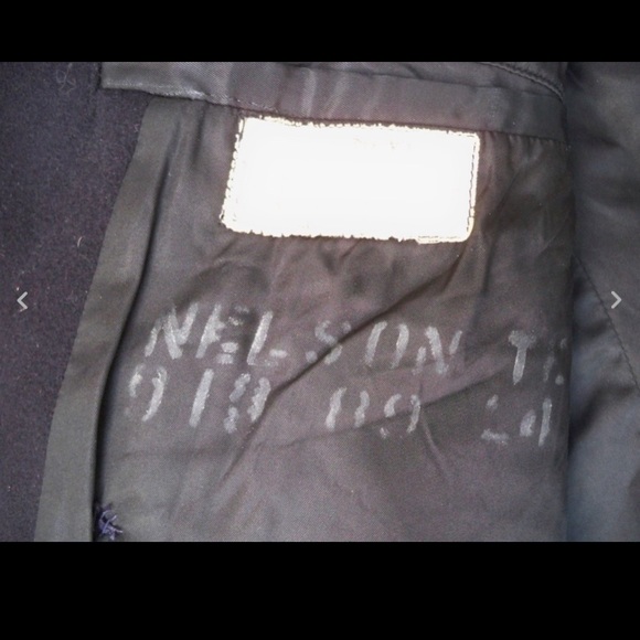 Vtg US Navy Vietnam Nam Era Dated 1963 Men's Black Wool Pea Coat Jacket Size 40 - Picture 6 of 8